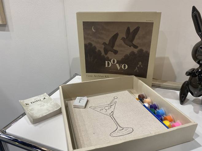 AI 기술과 예술적인 큐레이션의 결합을 표방하는 도보의 아트키트. 김두용 기자&nbsp;&nbsp;