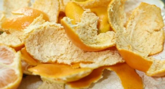 귤 껍질은 다양한 방법으로 활용해 섭취할 수 있다. 사진은 귤 껍질. [사진=X 갈무리]