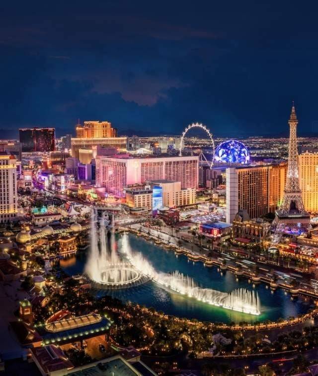 라스베이거스 야경 전경