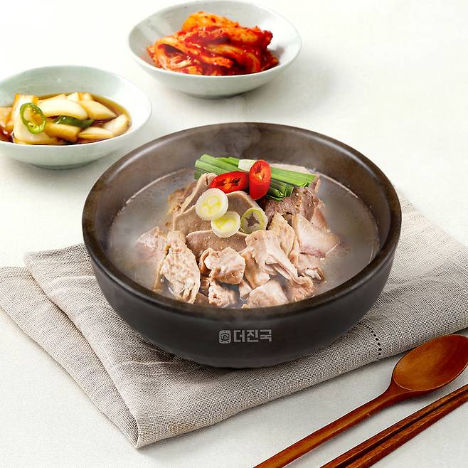 더진국 수육국밥 메뉴. <부지비즈>