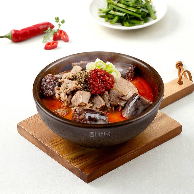 더진국 얼큰순대국 메뉴. <부자비즈>