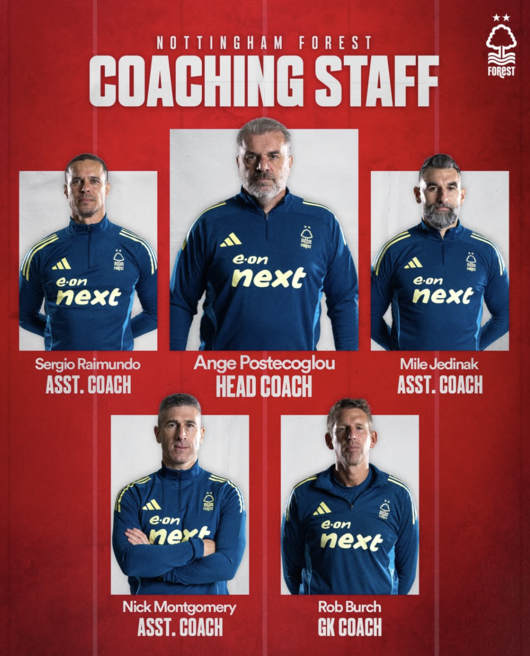 [사진] 노팅엄 포레스트 공식 소셜 미디어