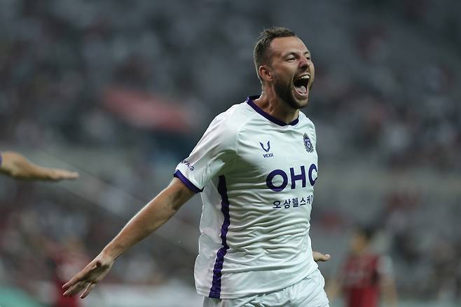 FC안양 토마스. 프로축구연맹 제공