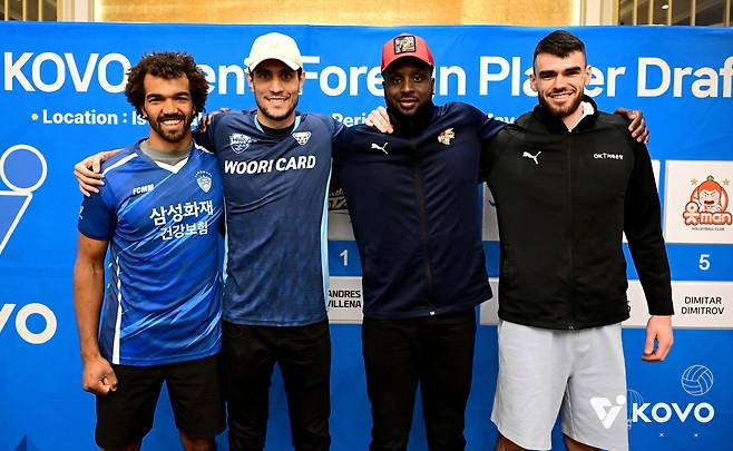 프로배구 KOVO컵에 외국인 선수들이 뛸 수 없게 됐다.(KOVO제공)