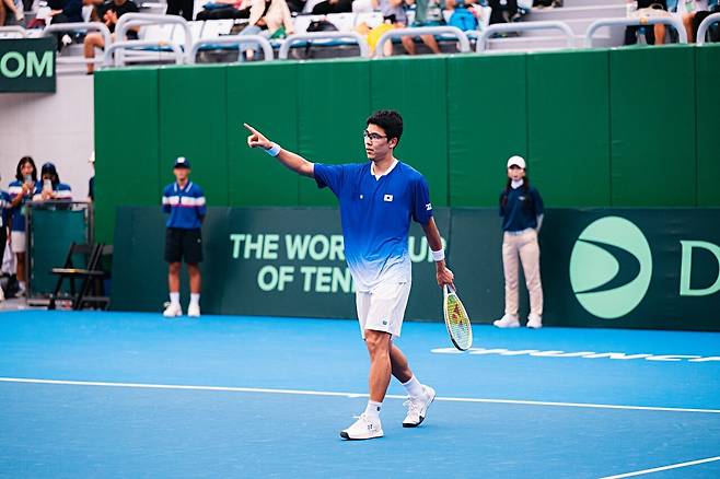 승부에 마침표를 찍은 정현