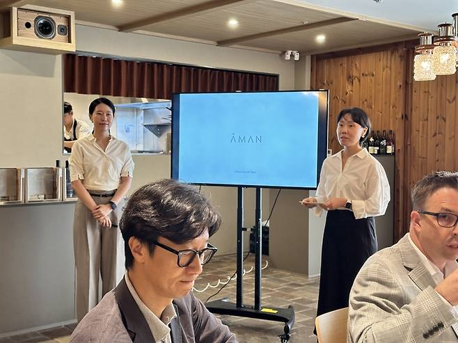 아만 간담회 / 사진=권효정 여행+ 기자