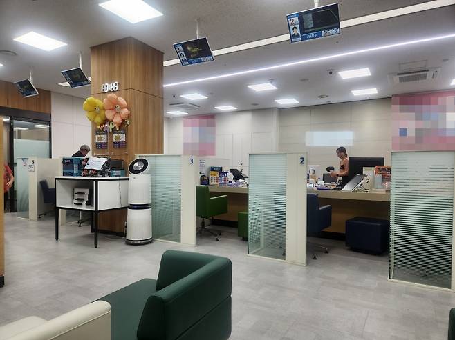 서울 시내에 위치한 은행. 고재우 기자