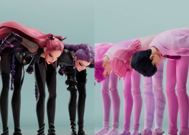 삼성전자가 지난 9일 넷플릭스 애니메이션 '케이팝 데몬 헌터스'(케데헌) 속 장면을 활용한 '갤럭시Z 플립7' 새 광고를 공개했다. 삼성전자 공식 SNS