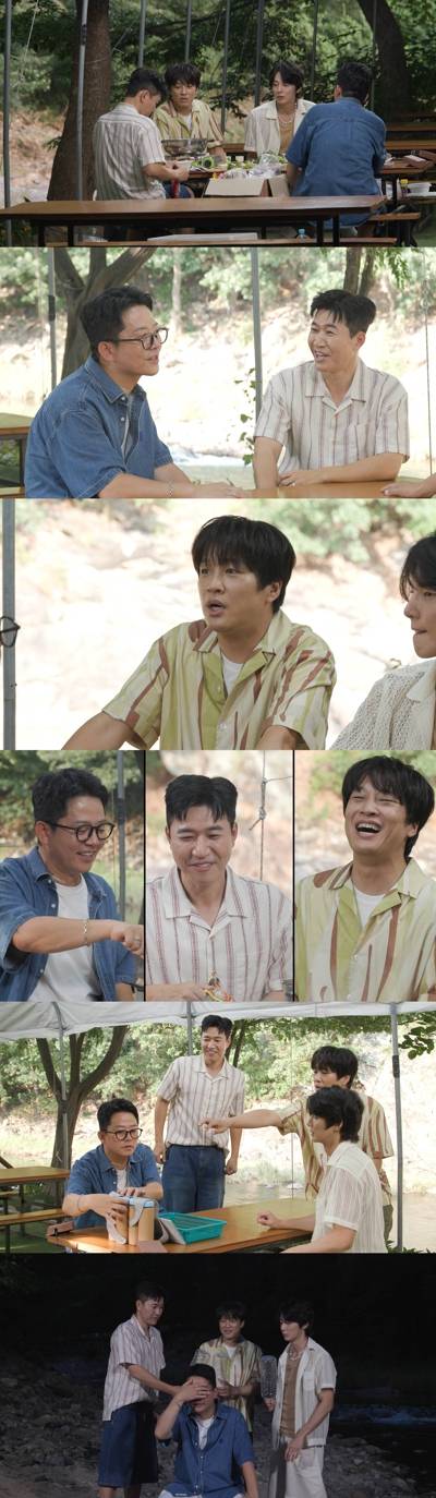 SBS ‘미운 우리 새끼’(미우새)에서 윤시윤과 차태현, 김준호, 김종민이 6년 만에 모여 무계획 복불복 여행을 떠난다. ‘계획파’ 윤시윤과 ‘무계획파’ 3인방이 일상적인 일을 게임으로 정하며 시작부터 웃음을 만들었고, 계곡 입수 복불복에서는 치열한 심리전까지 펼쳤다. 또한 차태현은 절친 김종국의 결혼 소식을 접한 일화를 공개해 눈길을 끌었다. 과거 술에 취해 김종국의 어머니에게 “이러면 결혼 못 한다”고 걱정했던 차태현은 결혼 당일 아침 영상통화에서 김종국의 짧은 멘트로 결혼 사실을 직감했다고 전했다. 이어 축의금 이야기가 이어지며 김준호가 예상을 뛰어넘는 축의금 1등 주인공을 공개해 현장이 술렁였다. 네 사람의 즉흥 여행과 김종국 결혼 뒷이야기는 14일 일요일 밤 9시 방송된다.
