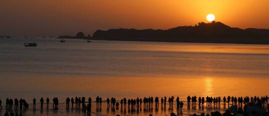 왜목마을 일출. 당진시 제공