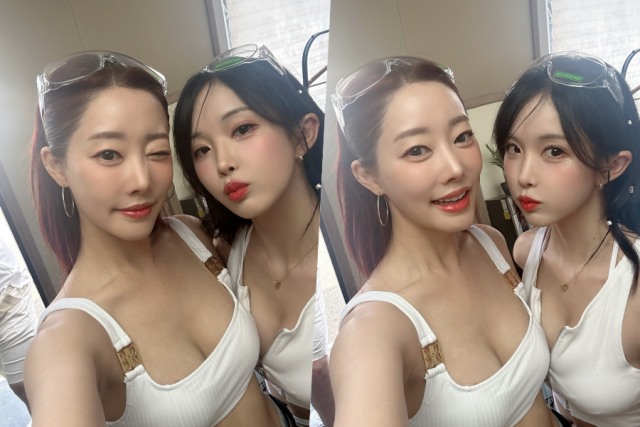 고우리와 조현영이 워터밤 무대를 달궜다. 고우리 SNS