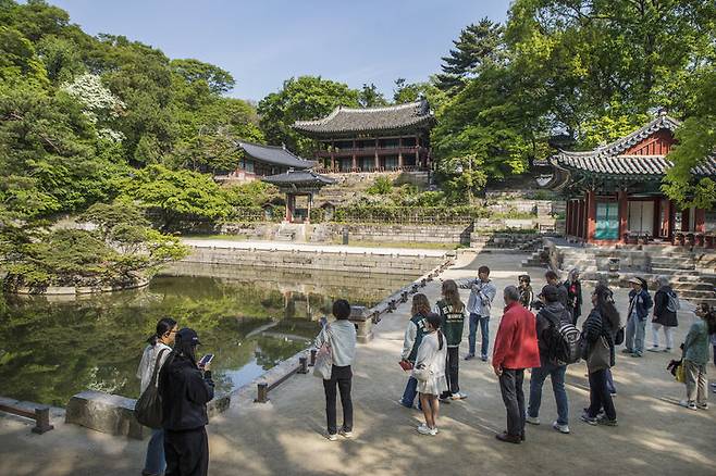 [서울=뉴시스] 2025년 봄 아침 궁을 깨우다 (사진=국가유산진흥원 제공) 2025.08.26. photo@newsis.com  *재판매 및 DB 금지
