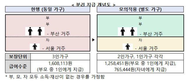 분리지급 개념도. 보건복지부