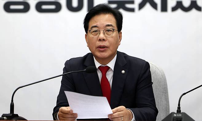 송언석 국민의힘 원내대표. 뉴시스