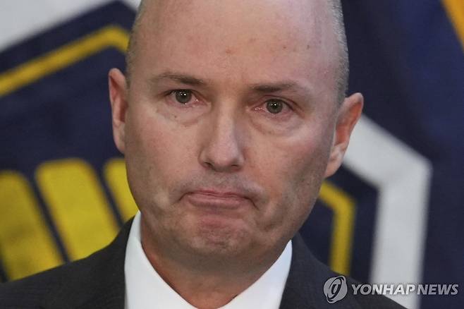 콕스 미국 유타 주지사 [AP 연합뉴스 자료사진. 재판매 및 DB 금지]