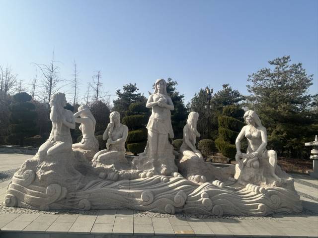 은본기 난생신화 형상(사마천공원).