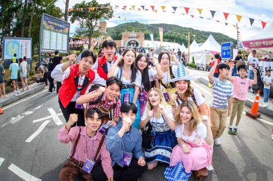 남해 독일마을 맥주축제 현장. 사진=남해군