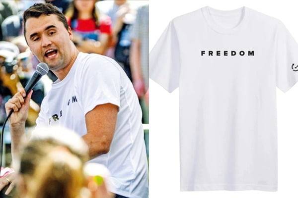 찰리 커크. /사진=AP·연합뉴스, 웹페이지 '찰리 커크' 캡처