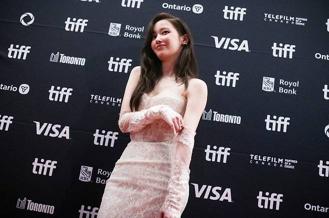 토론토 국제 영화제에 참석한 배우 전종서/사진=AP