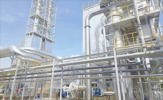 엘디카본의 충남 당진공장 열분해유 생산·보관시설. (엘디카본 제공)