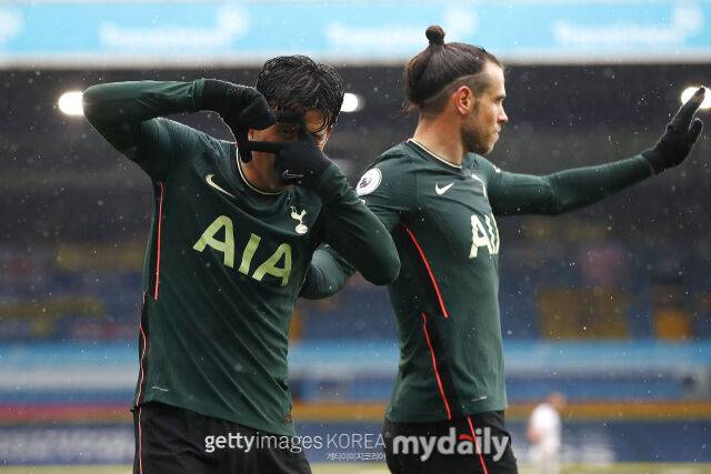 손흥민과 가레스 베일./게티이미지코리아