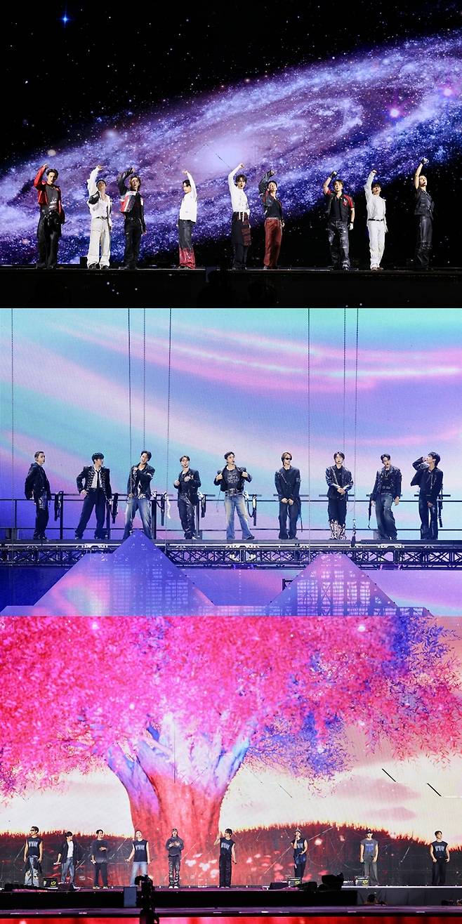 세븐틴 '뉴_' 투어 현장 사진. 플레디스 엔터테인먼트 제공