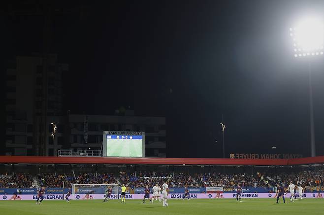 요한 크루이프 경기장 전경. AP