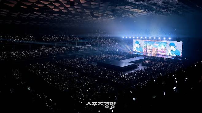 월드 투어 도쿄 공연을 진행한 엑소 멤버 백현. INB100 제공