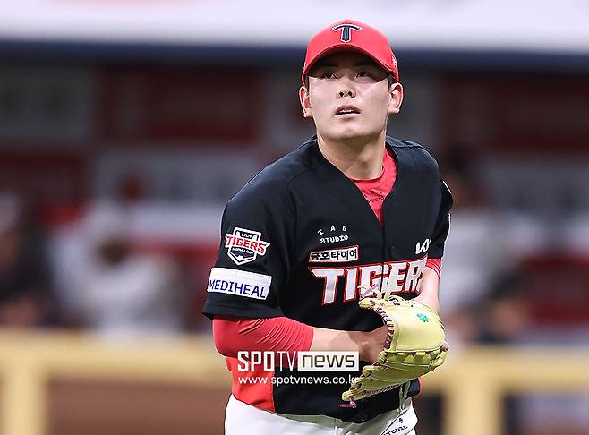 ▲ 올 시즌 KIA 마운드의 가장 큰 수확으로 손꼽히는 우완 성영탁 ⓒ곽혜미 기자