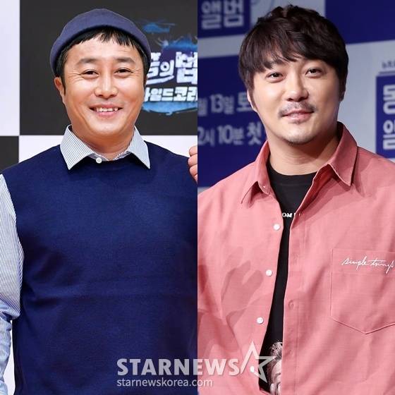 김병만(왼쪽)과 KCM /사진=스타뉴스