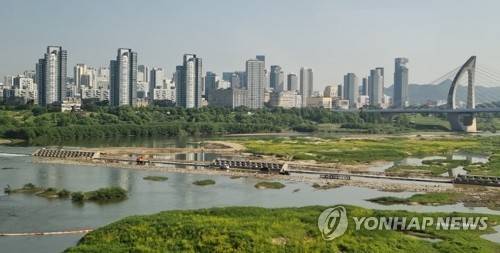 세종시 금강에 설치된 세종보 [연합뉴스 자료사진]