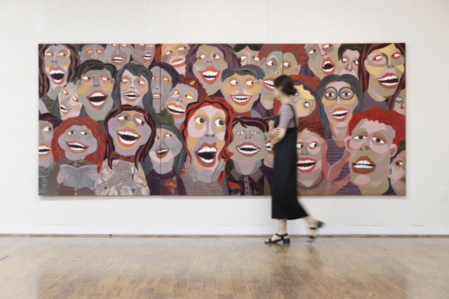 ‘연결의 망’ 전시를 선보이는 권영술 X 조현서(사진 작품) 부부 작가. 레오앤갤러리 제공