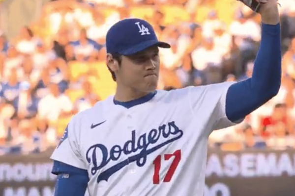 LA 다저스의 투타겸업 슈퍼스타 오타니 쇼헤이가 투수 복귀 두 번째 경기에서 경이로운 활약을 펼쳤다(사진=LA 다저스 SNS)