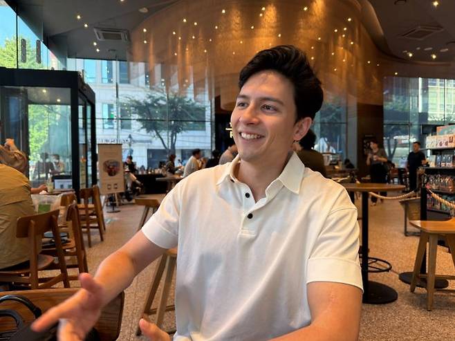 드러스트 킨사 소닉SVM 최고마케팅책임자(CMO)가 10일 서울 강남구에서 데일리안과 인터뷰하고 있다. ⓒ데일리안 황지현 기자