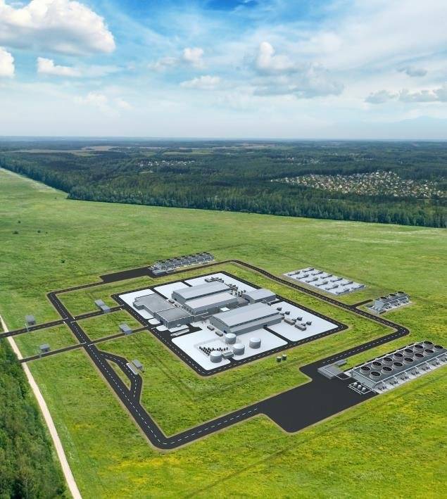 뉴스케일파워 소형모듈원자로(SMR) 발전소 조감도. 뉴스케일파워 제공