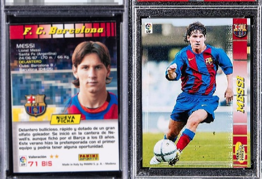 아르헨티나 출신 세계적인 축구 스타 리오넬 메시의 축구 카드가 브라질 축구 전설 펠레를 앞지르며 새로운 기록을 썼다. [사진출처 = VN익스프레스]