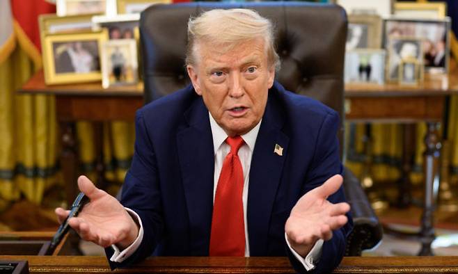 도널드 트럼프 미국 대통령. 백악관 제공