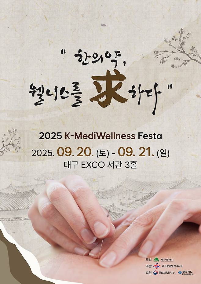 '2025 K-MediWellness Festa' 포스터 ⓒ대구시청