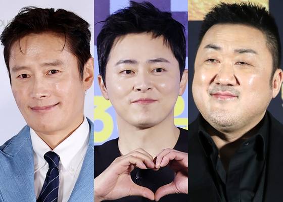 이병헌, 조정석, 마동석(왼쪽부터) /사진=스타뉴스