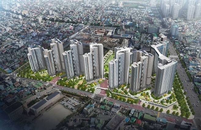 대전 서구 도마변동12구역 조감도. 사진=조합 제공.