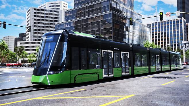 트램 차량 사진. 대전시 제공&nbsp;