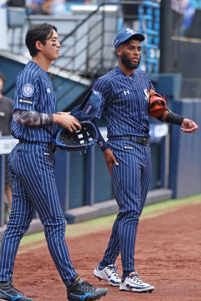 삼성 라이온즈의 3, 4번 타자 구자욱과 르윈 디아즈. 삼성 제공