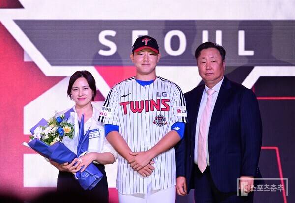 LG트윈스에 지명된 경기항공고 양우진. (사진=스포츠춘추 황혜정 기자)