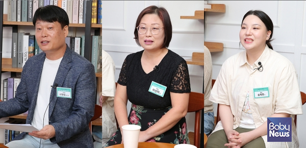 베이비뉴스 특집좌담회 '내가 겪은 제왕절개 이야기' 참석자. 좌측부터 소장섭 베이비뉴스 편집국장, 패널 이선미 님, 패널 송재현 님. 이효상 기자 ⓒ베이비뉴스