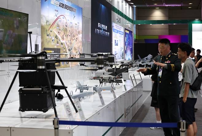 '2025 무인이동체산업엑스포(UWC 2025)' 모습.(ⓒ뉴스1, 무단 전재-재배포 금지)