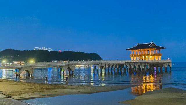 ▲포항 영일대 해수욕장의 모습