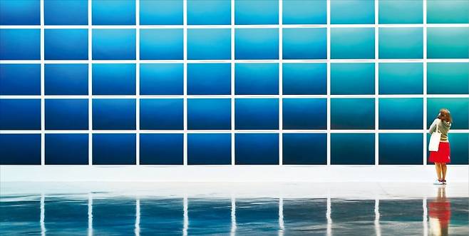 니콜라 플로크 작가의 ‘물의 색: 코르티우에서 리우까지의 수주, 칼랑크 국립공원’.  /대구사진비엔날레 제공