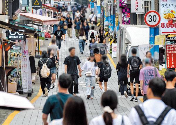 2024년 9월 부산대학교 앞 거리 모습. 사진은 기사 내용과 관련이 없음. 국제신문DB