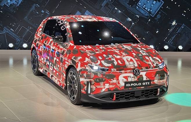 IAA 모빌리티쇼에 서공개된 ID. 폴로 GTI [사진촬영=최기성 매경 디지털뉴스룸 기자/ 뮌헨 ]