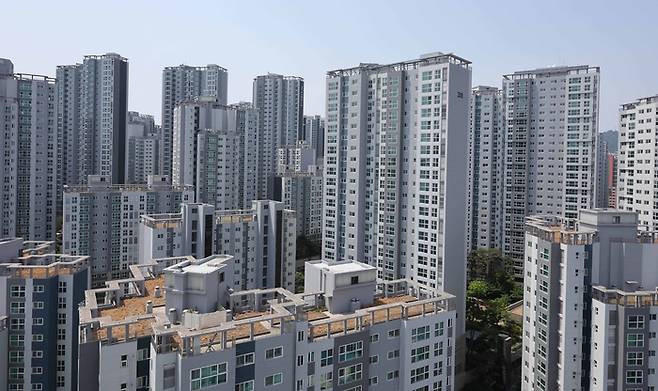 서울 마포구 마포래미안푸르지오 아파트 단지의 모습. [매경DB]